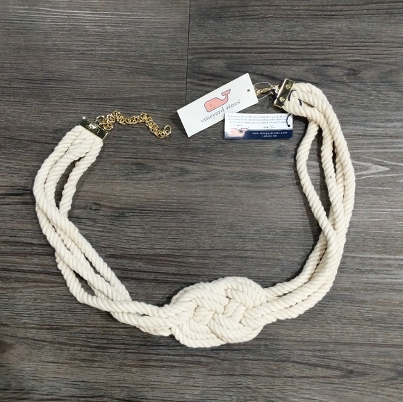 Vineyard Vines Accessories - NWT Vineyard Vines Knot Rope White Belt